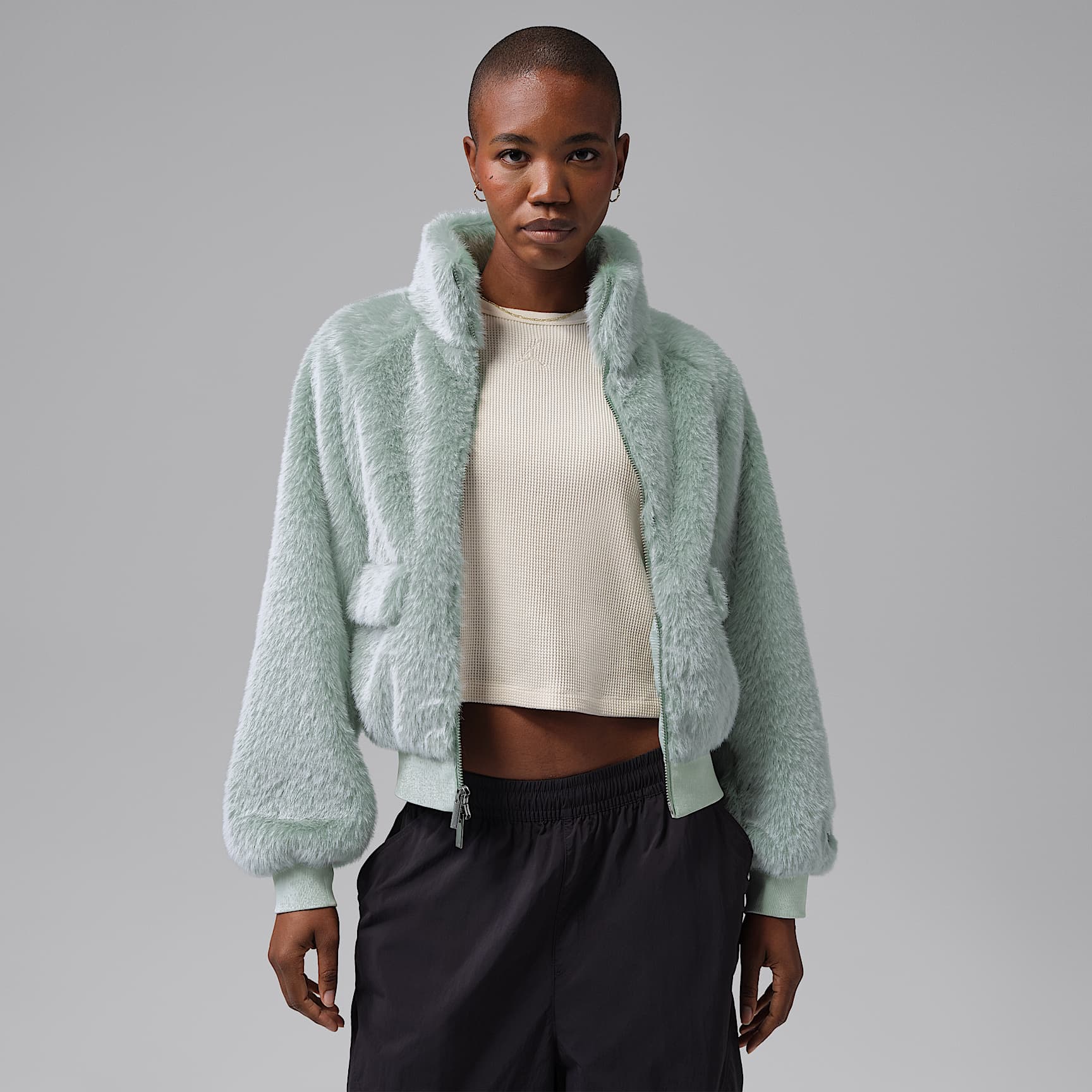 Jordan Flight Women's Faux Fur Jacket. Nike.com